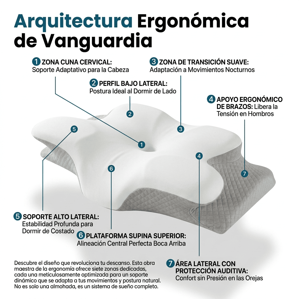 Almohada Ergonómica Cervical Kore